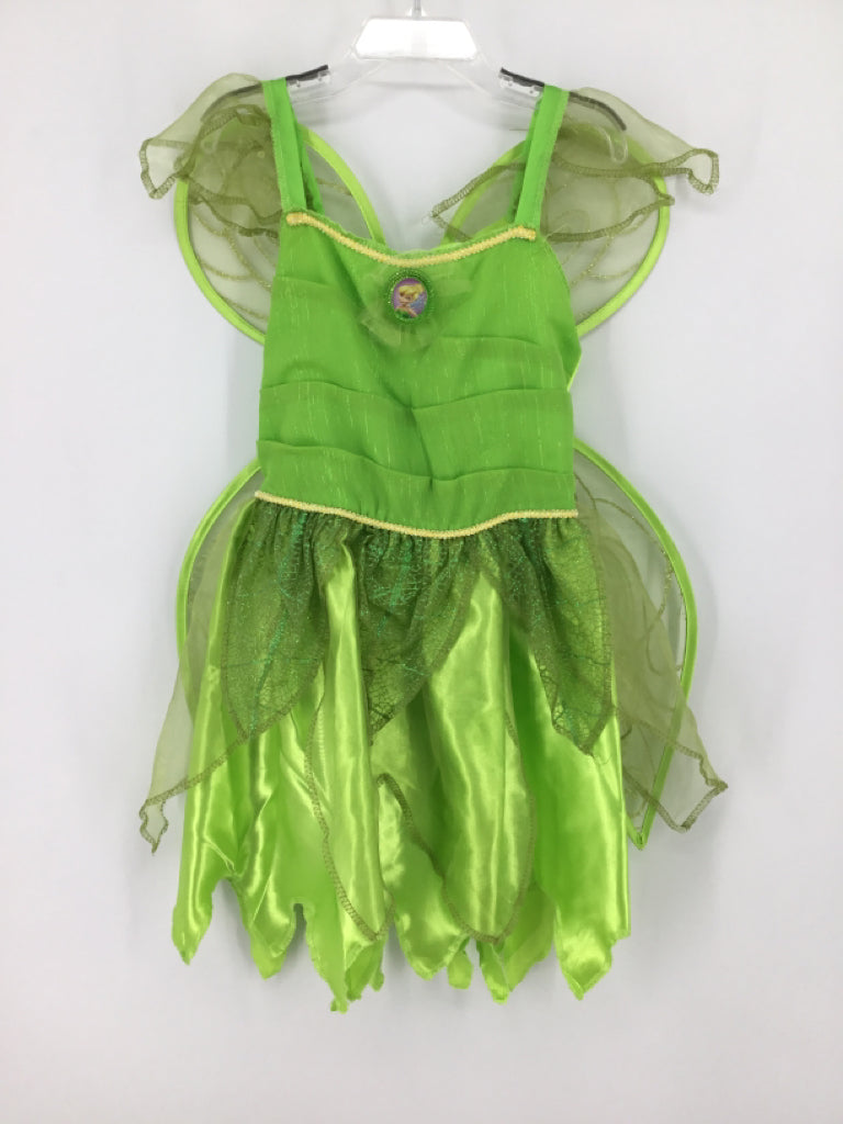 Disney Child Size 7 Green Tinkerbell Halloween Costume