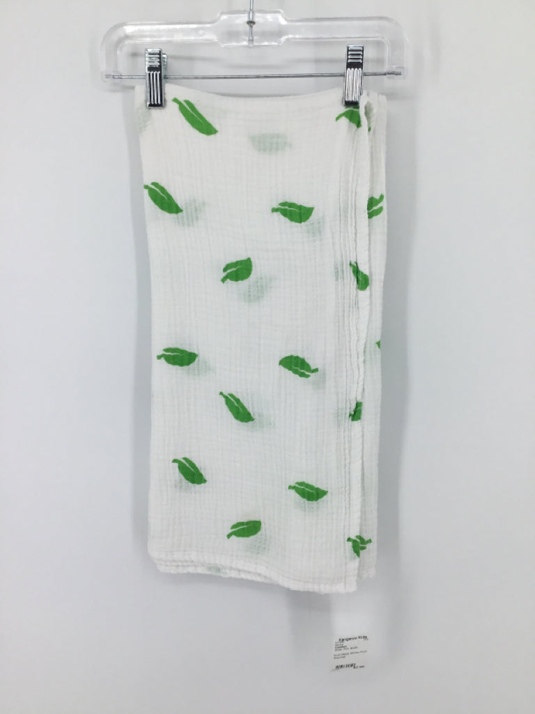 brandless White Print Blanket