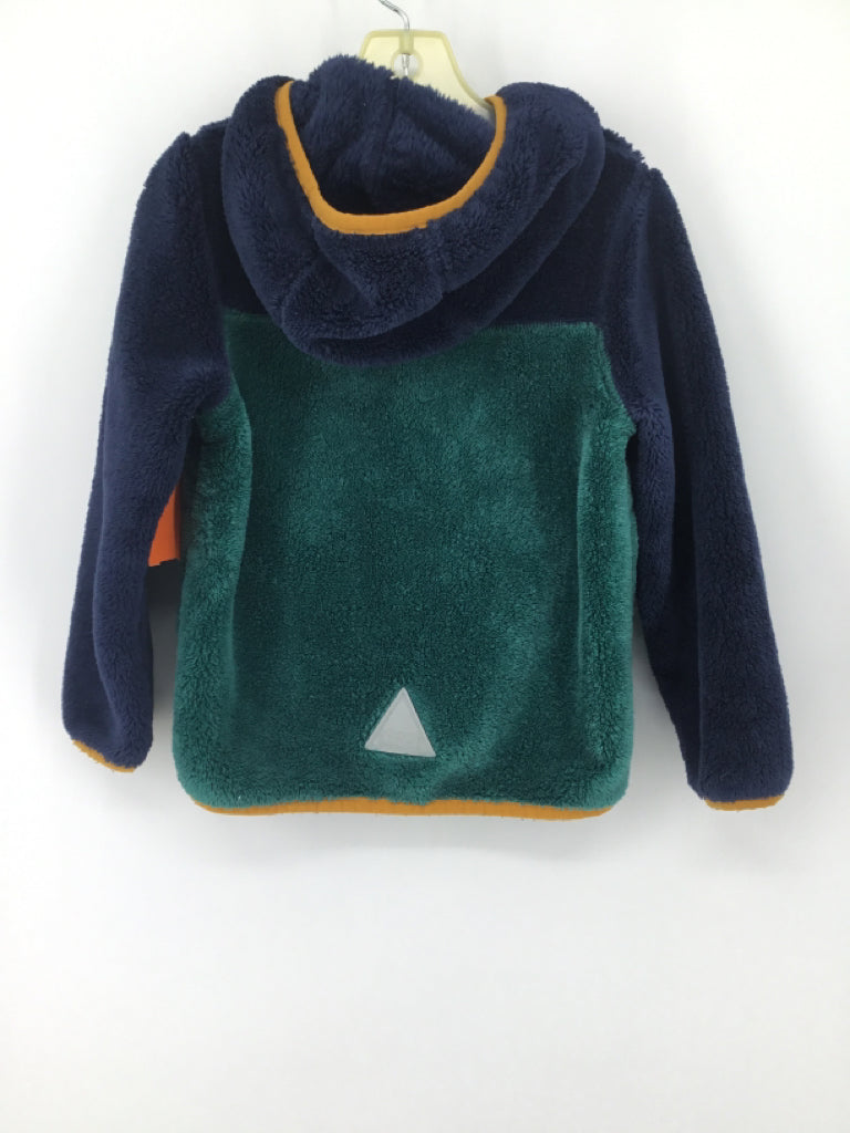 LL Bean Child Size 4 Navy Solid Hoodie - boys