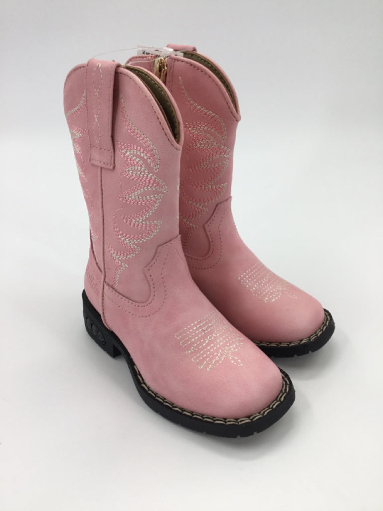 Rollda Child Size 7 Pink Cowboy Boots