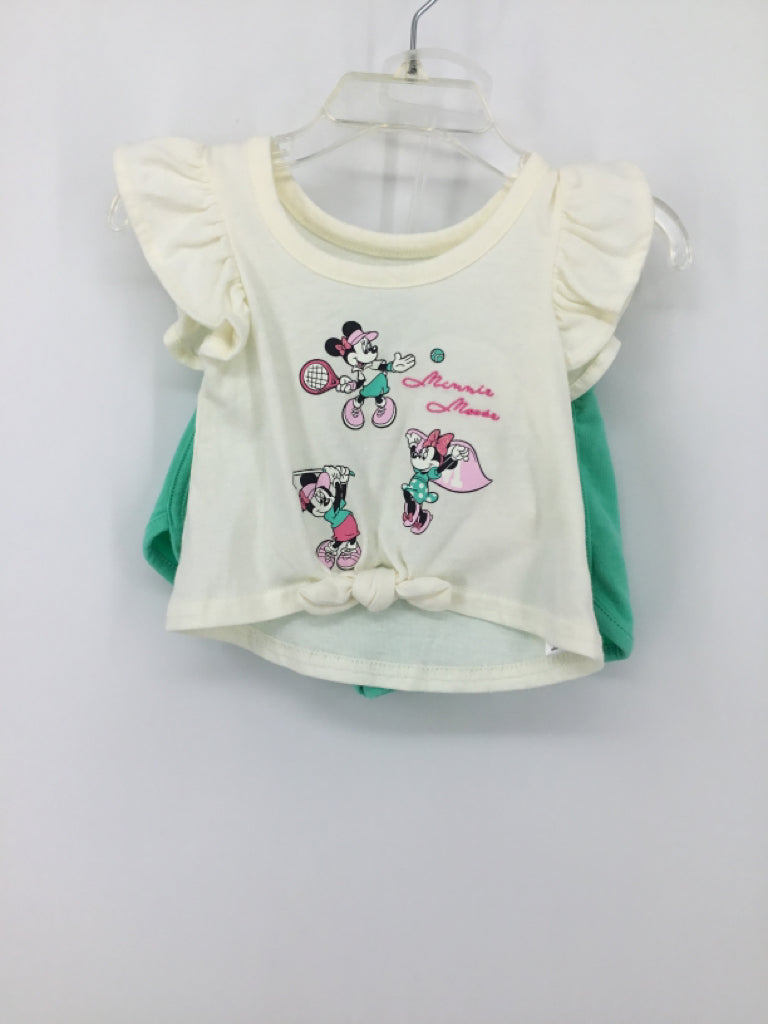 Disney Child Size 12 Months Green Outfit - girls