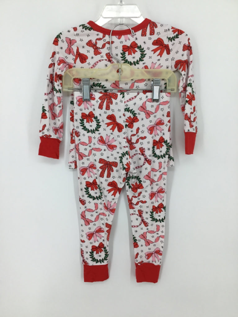 Caden Lane Child Size 18-24 Months Red Christmas Pajamas