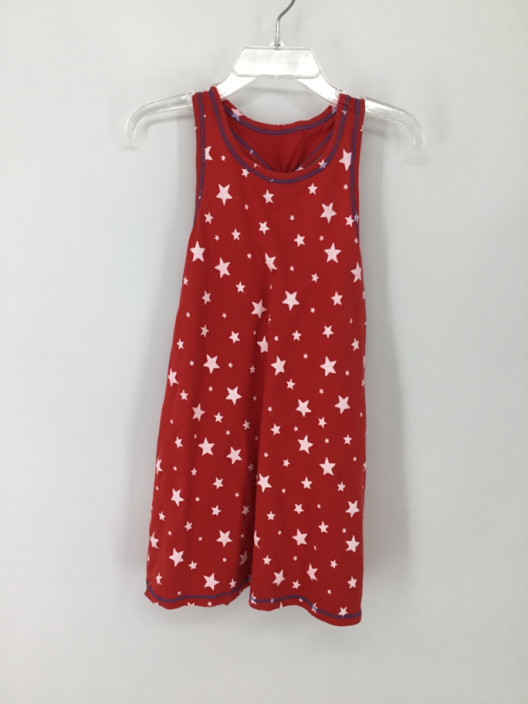 Cat & Jack Child Size 5 Red Stars & Stripes Dress