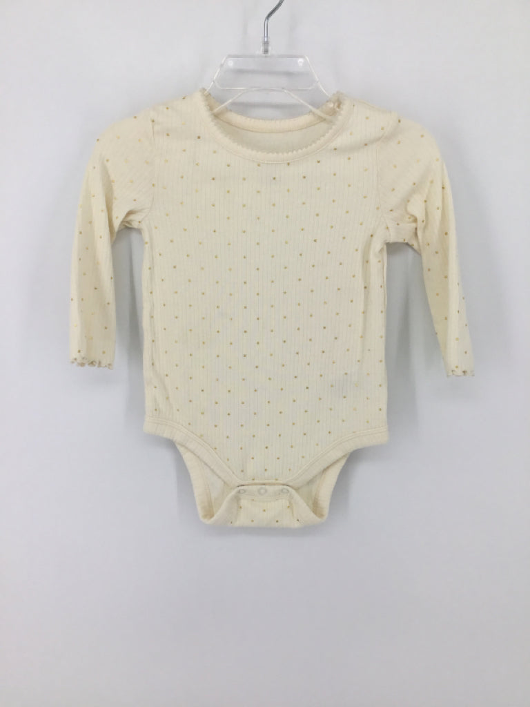 cloud island Child Size 6-9 Months Cream Onesie