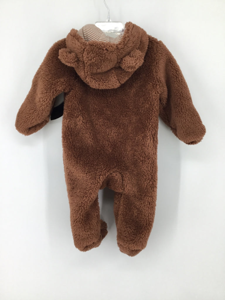 Just One You Made by Carters Child Size 6 Months Brown Solid Outerwear - boys