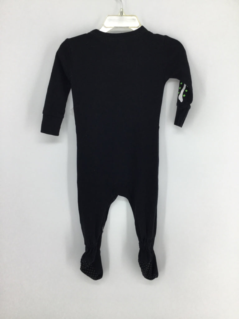 Old Navy Child Size 6-12 Months Black Halloween Sleeper