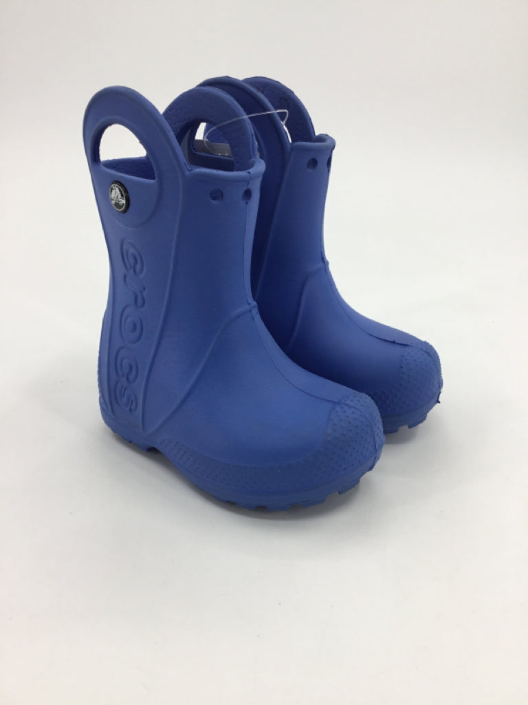 Crocs Child Size 6 Toddler Blue Rain/Snow Boots