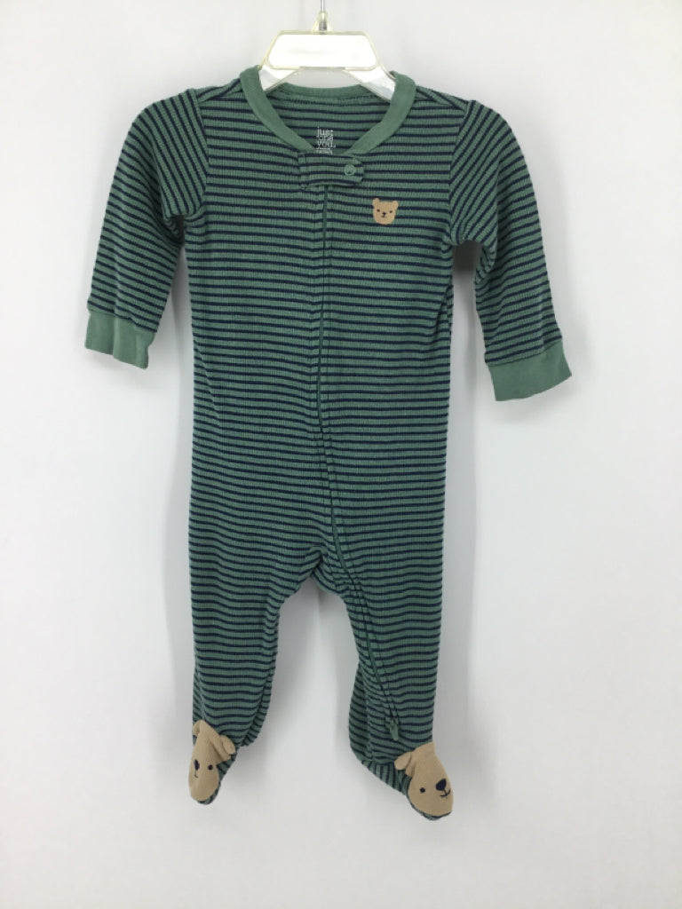 Just One You Made by Carters Child Size 9 Months Green Sleepers
