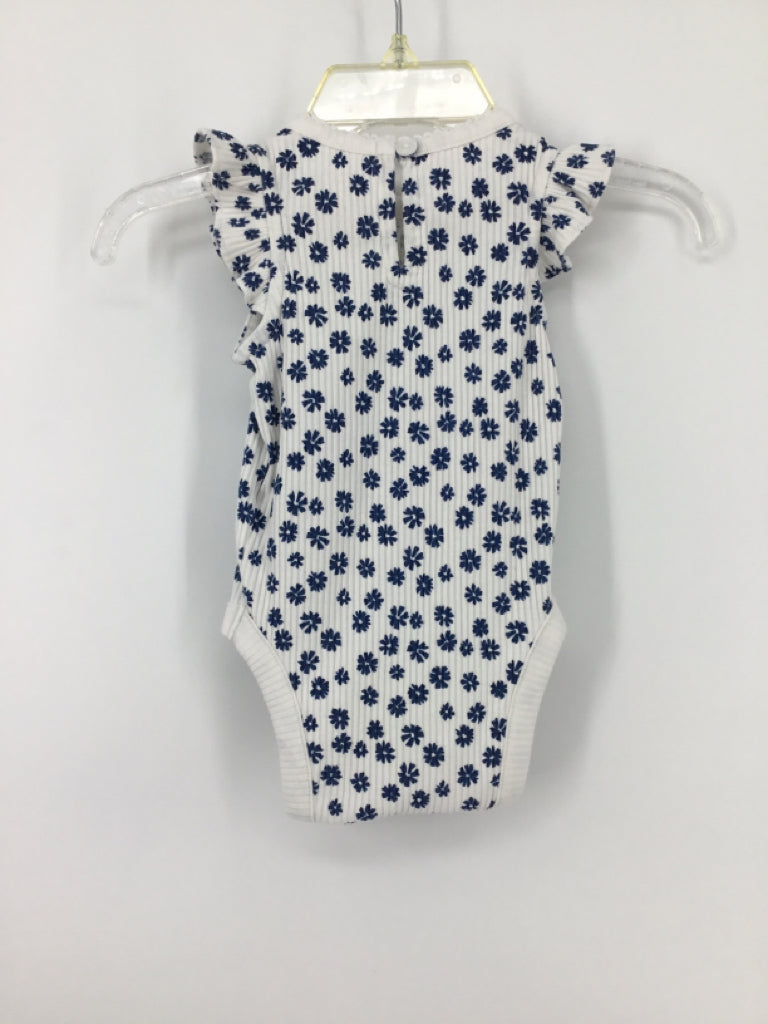 Baby Gap Child Size 0-3 Months Blue Onesie