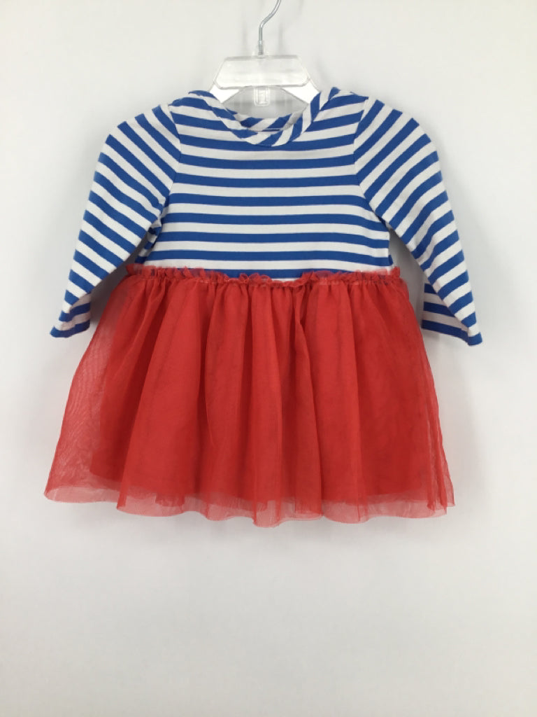 Hanna Andersson Child Size 6-12 Months Blue Dress - girls
