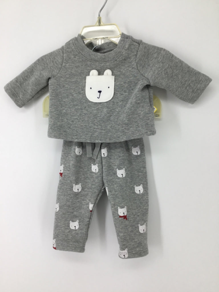 Baby Gap Child Size Preemie Gray Print Outfit - boys