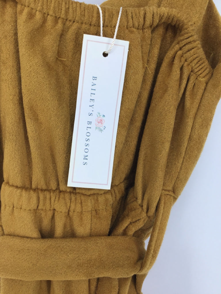 Bailey Bloosoms Child Size 12-18 Months Mustard Outfit - girls