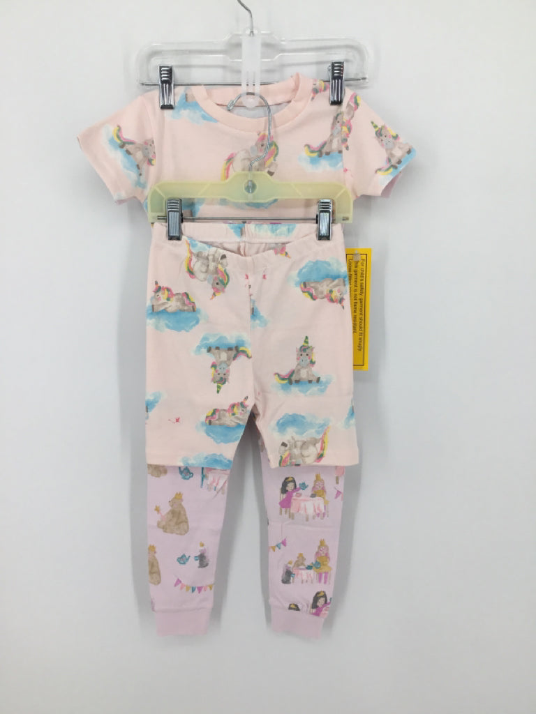 Burt's Bees Baby Child Size 4 Pink Pajamas - girls