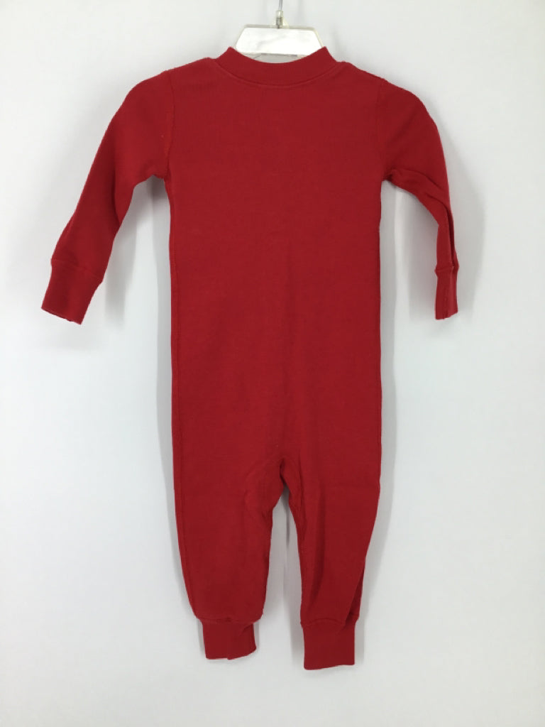 Hanna Andersson Child Size 12-18 Months Red Christmas Pajamas