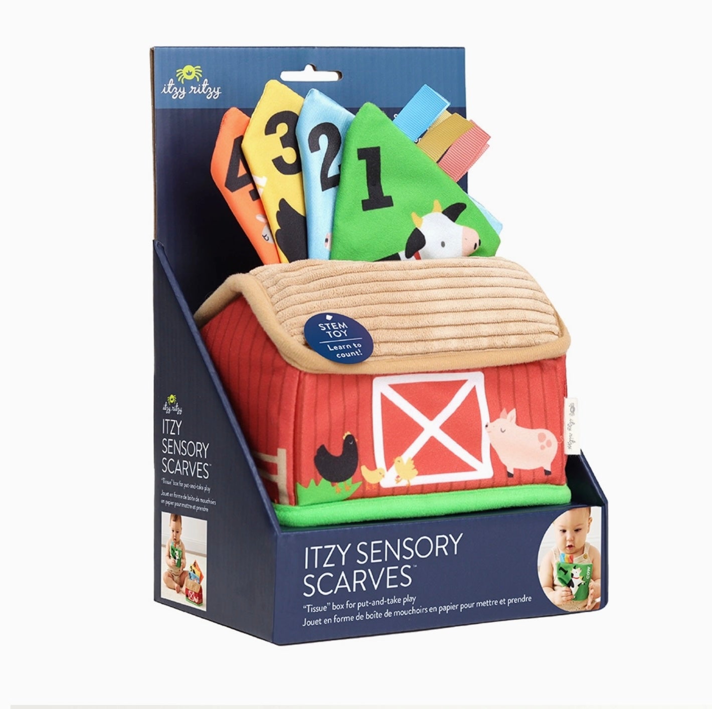 Itzy Ritzy - Sensory Scarves Farm