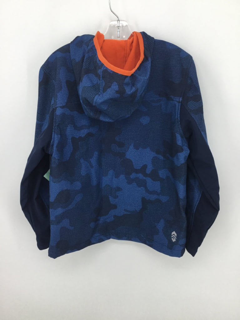 Free Country Child Size 10 Blue Print Jacket - boys