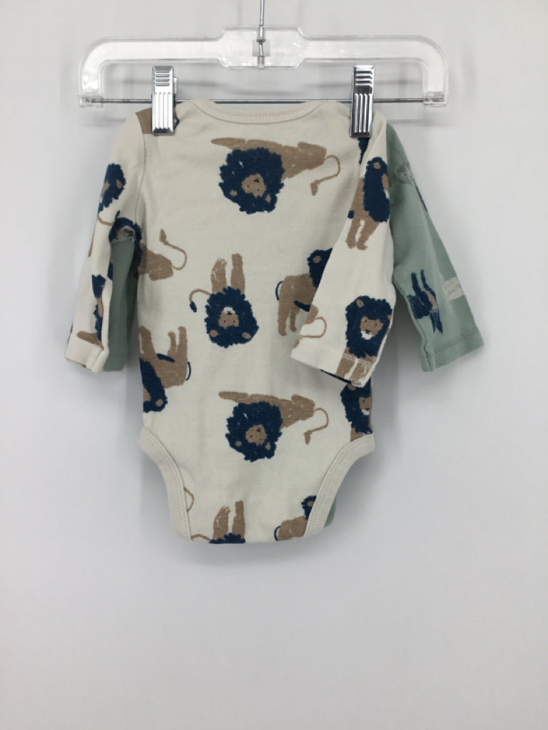 Carter's Child Size 3 Months Green Onesie