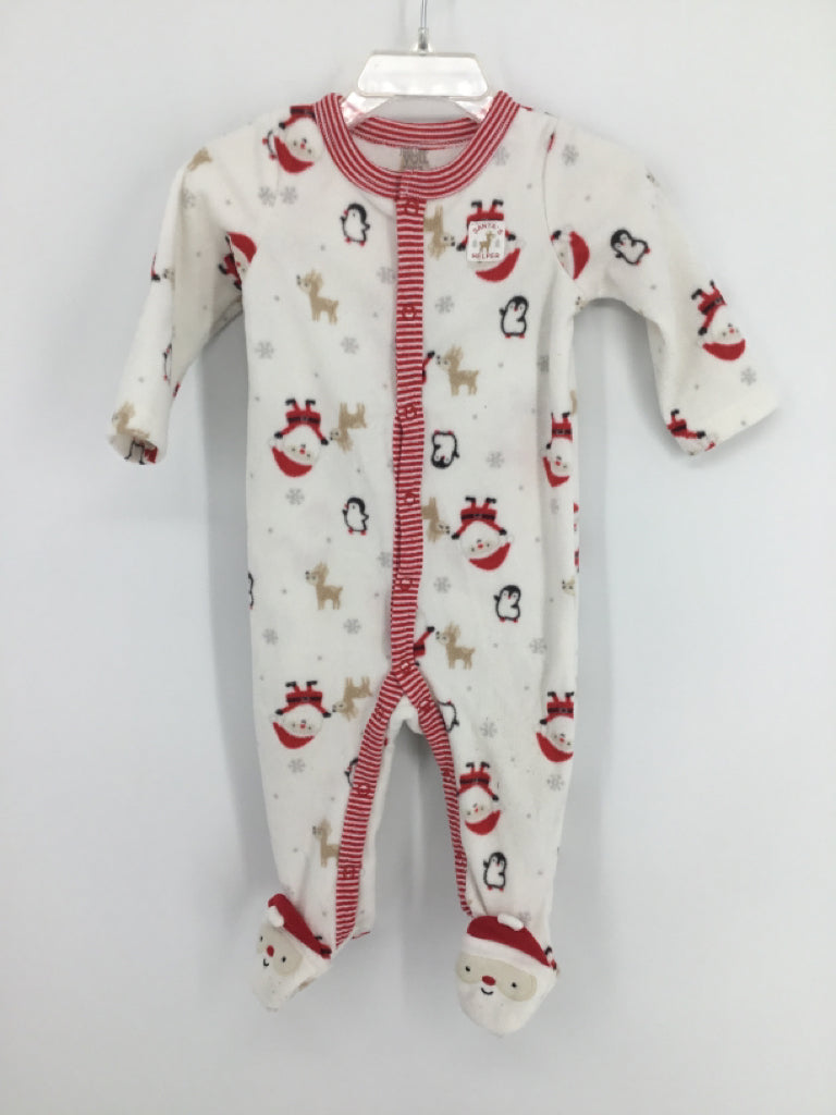 Just One You Made by Carters Child Size 9 Months Red Christmas Sleeper