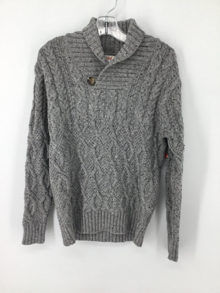 Cat & Jack Child Size 8 Gray Speckled Sweater - boys