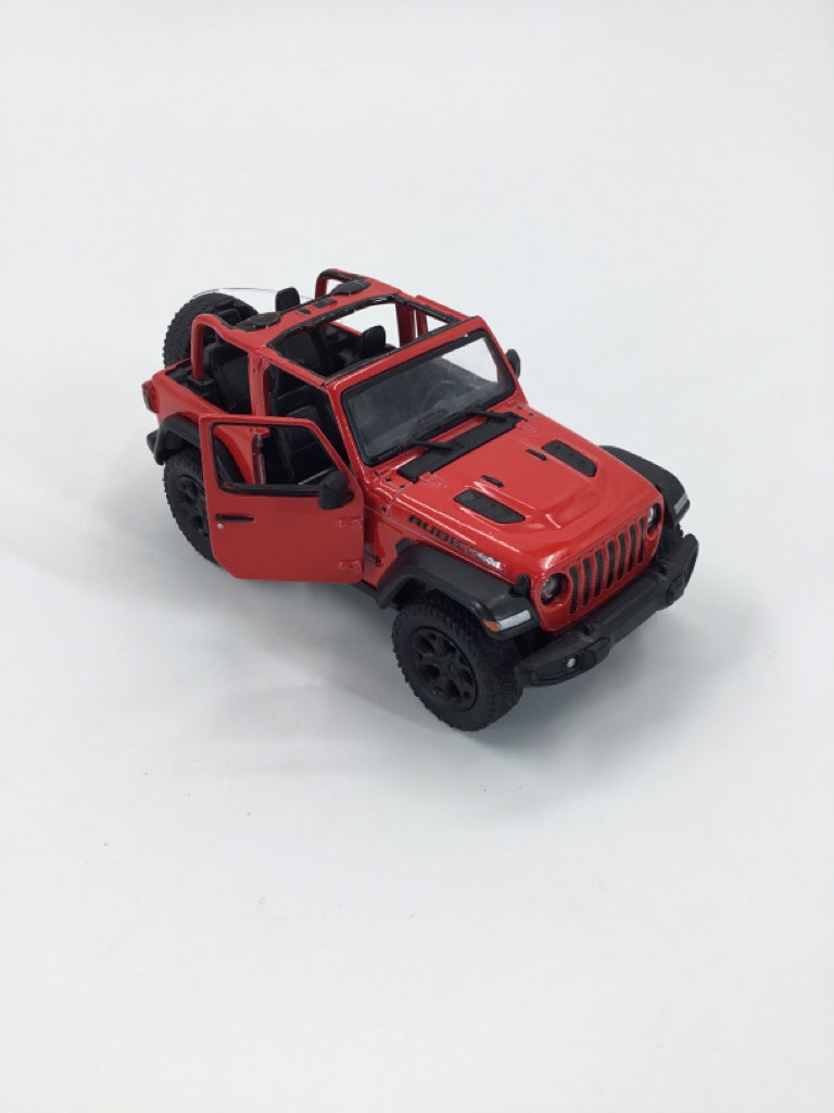 Jeep Red Rubicon Toy Vehicle