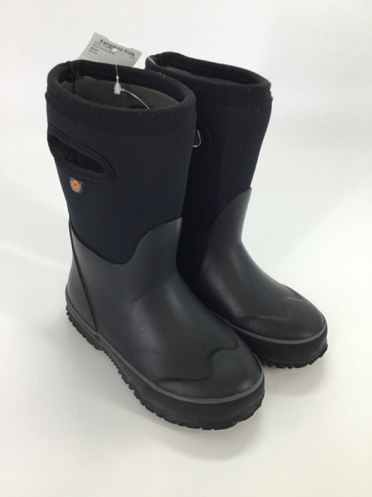 Bogs Child Size 12 Black Rain/Snow Boots