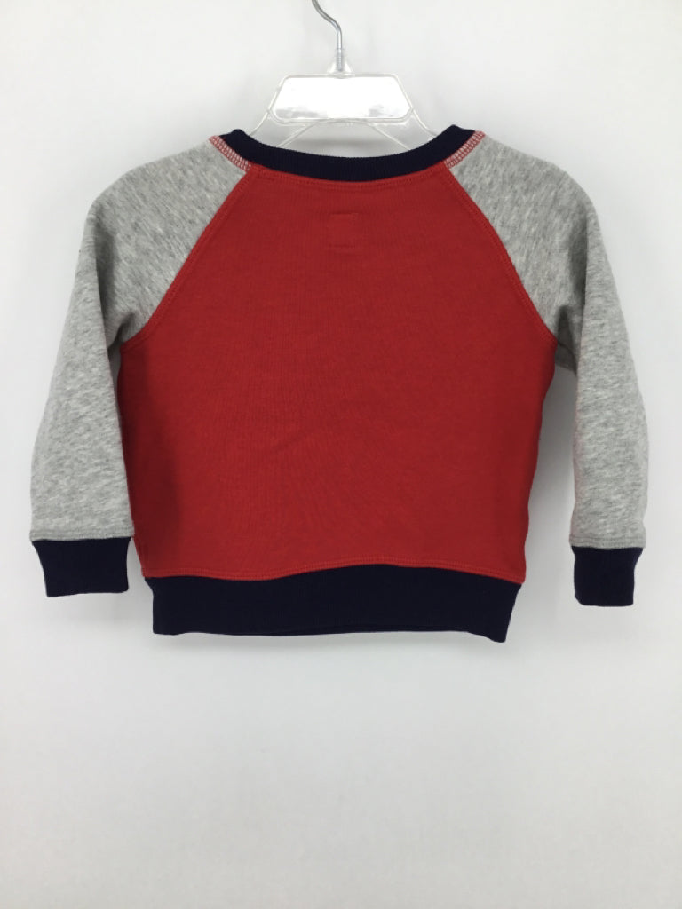 Baby Gap Child Size 18-24 Months Red Valentine's Day Sweatshirt