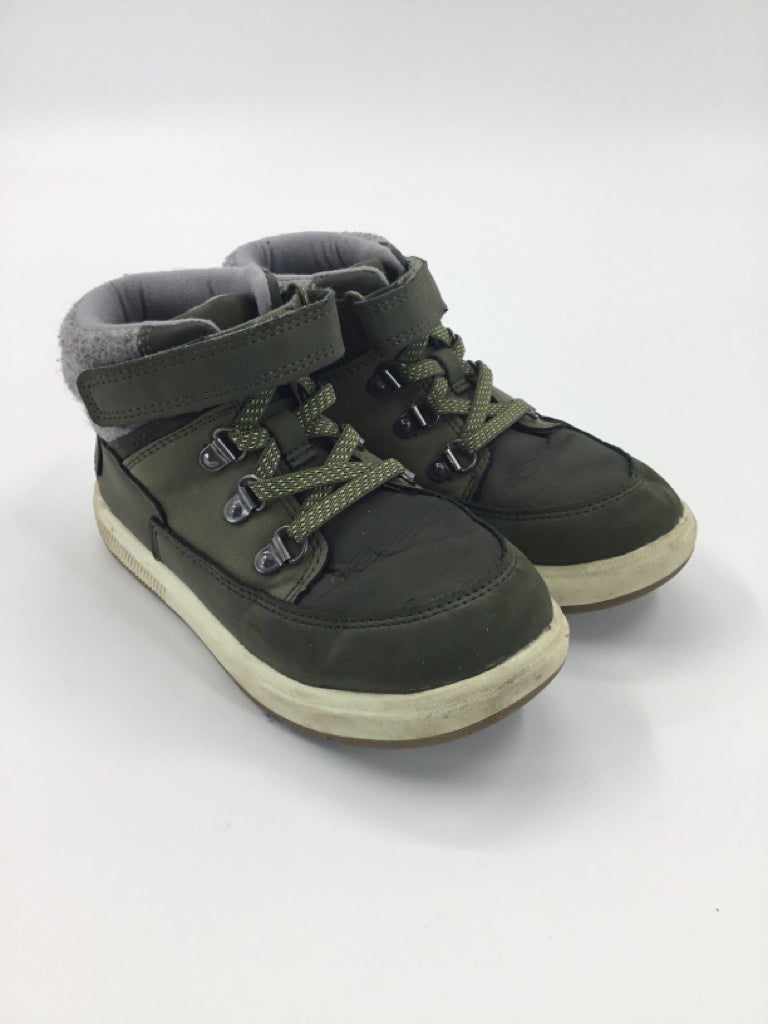 Cat & Jack Child Size 11 Green Boots