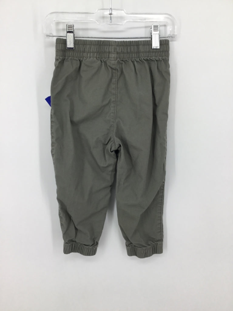 H & M Child Size 2 Green Solid Pants - boys