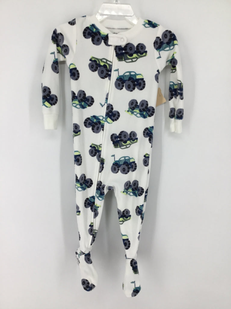 Just One You Made by Carters Child Size 2 White Sleepers