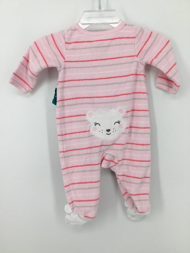 Carter's Child Size Newborn Pink Sleepers