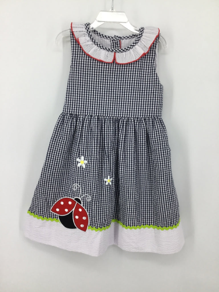Rare Editions Child Size 6 Navy Dress - girls