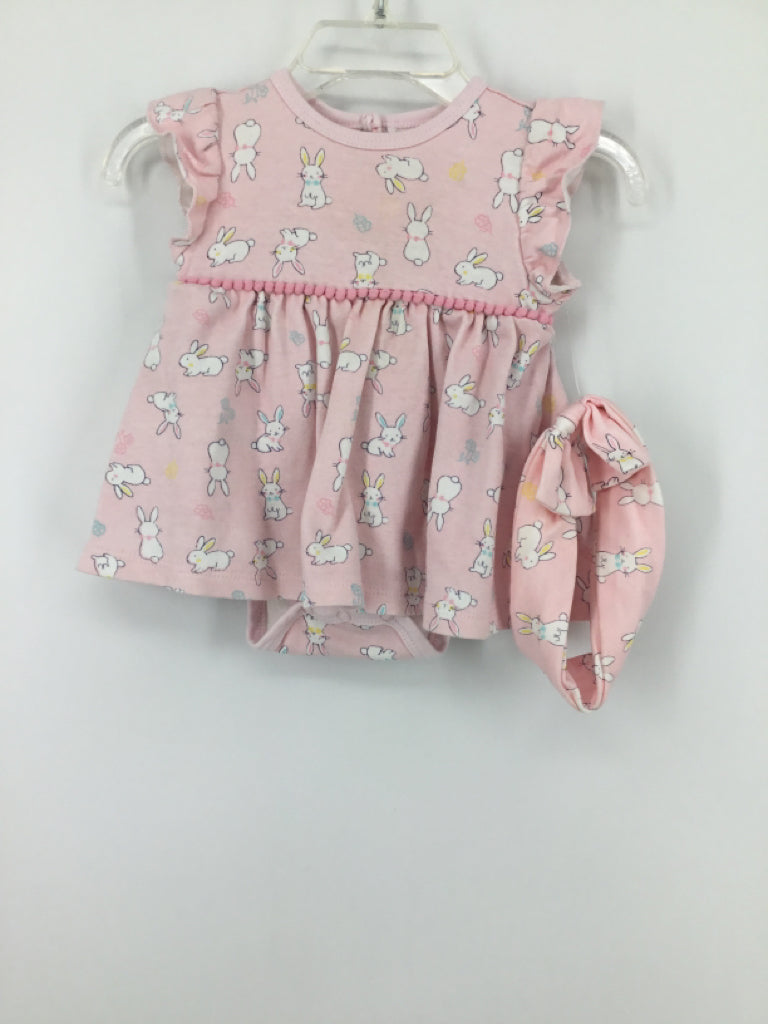 Little Me Child Size 3 Months Pink Easter Outfit