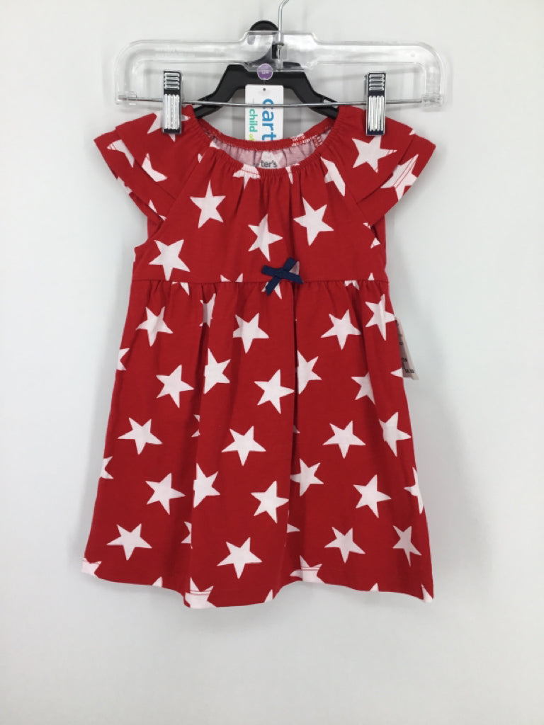 Child of Mine Child Size 12 Months Red Stars & Stripes Dress