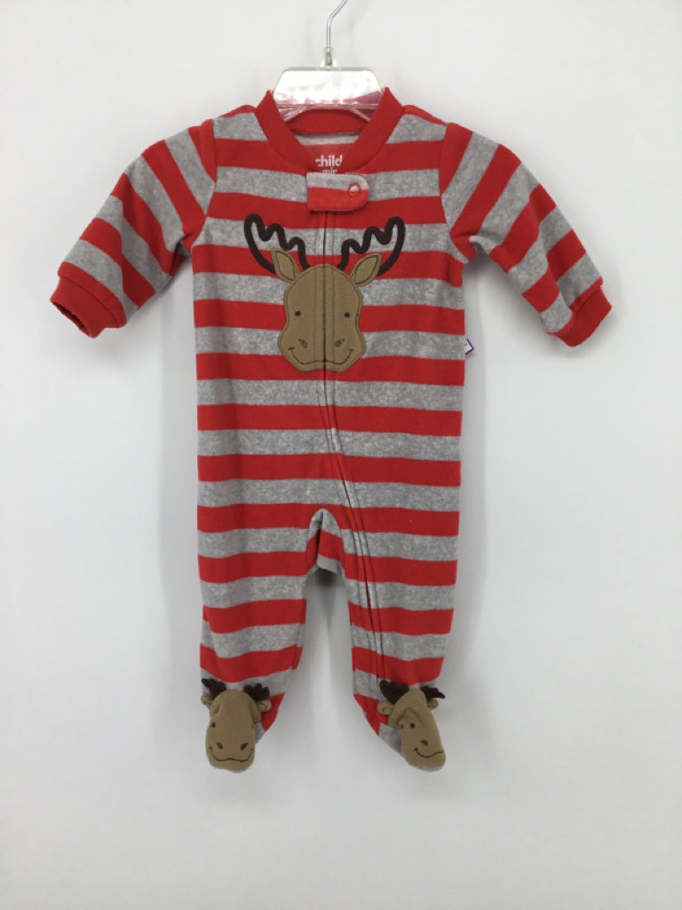 Child of Mine Child Size 0-3 Months Red Sleepers