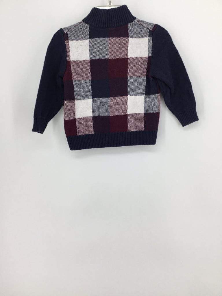 Janie and Jack Child Size 12-18 Months Navy Sweater - girls