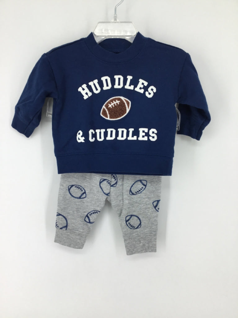 Just One You Made by Carters Child Size 3 Months Blue Sports Outfit - boys