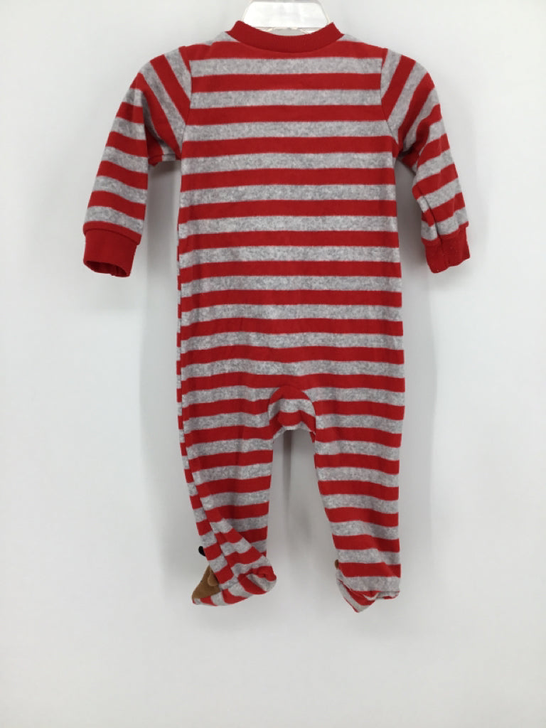 Just One You Made by Carters Child Size 9 Months Red Christmas Sleeper