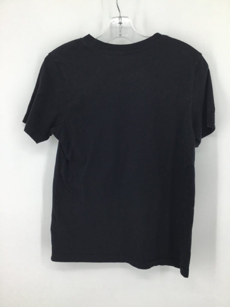 Adidas Child Size 8 Black screen printed T-shirt - boys