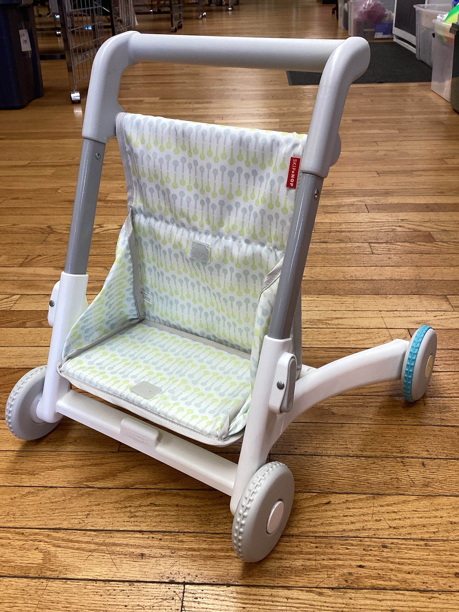Skip Hop Baby Walker 4-in-1 Sit to Stand Convertible Light Up Walker