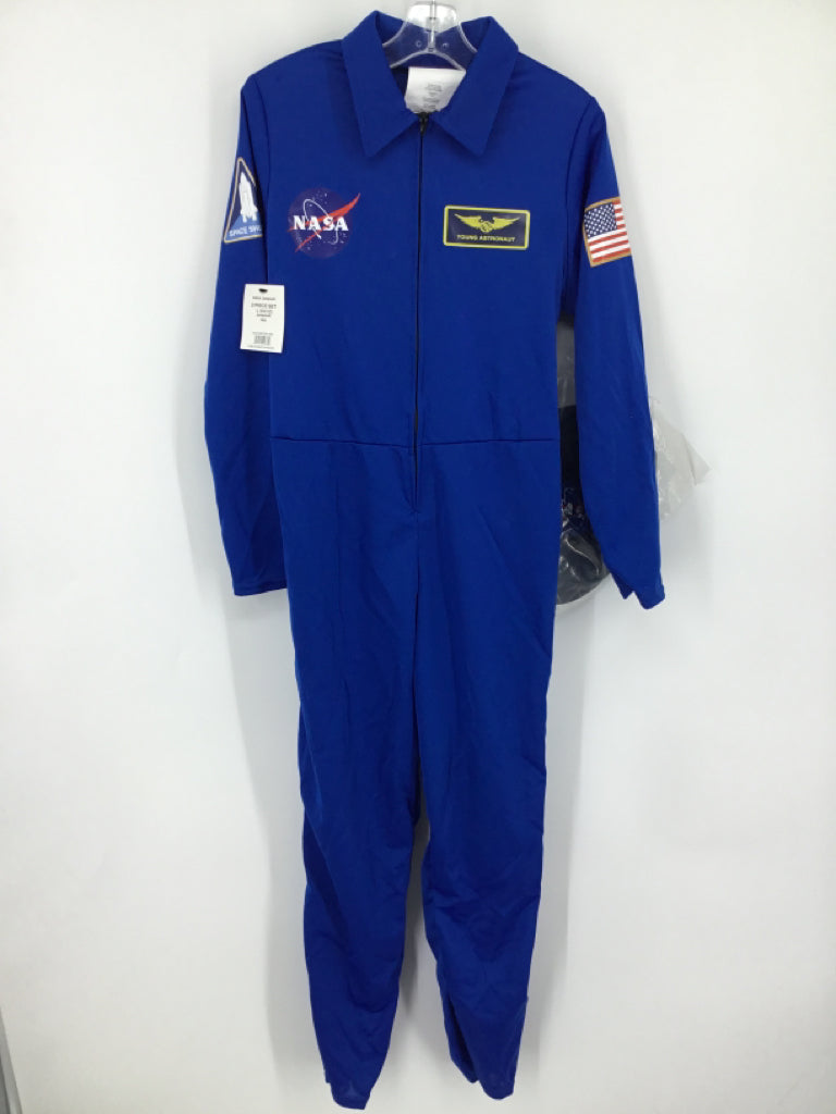 brandless Child Size 10 Blue Young Astronaut Halloween Costume