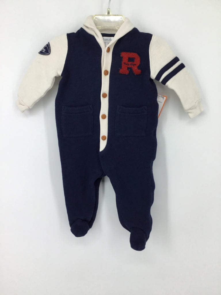 Ralph Lauren Child Size 6 Months Navy Solid Outfit - boys