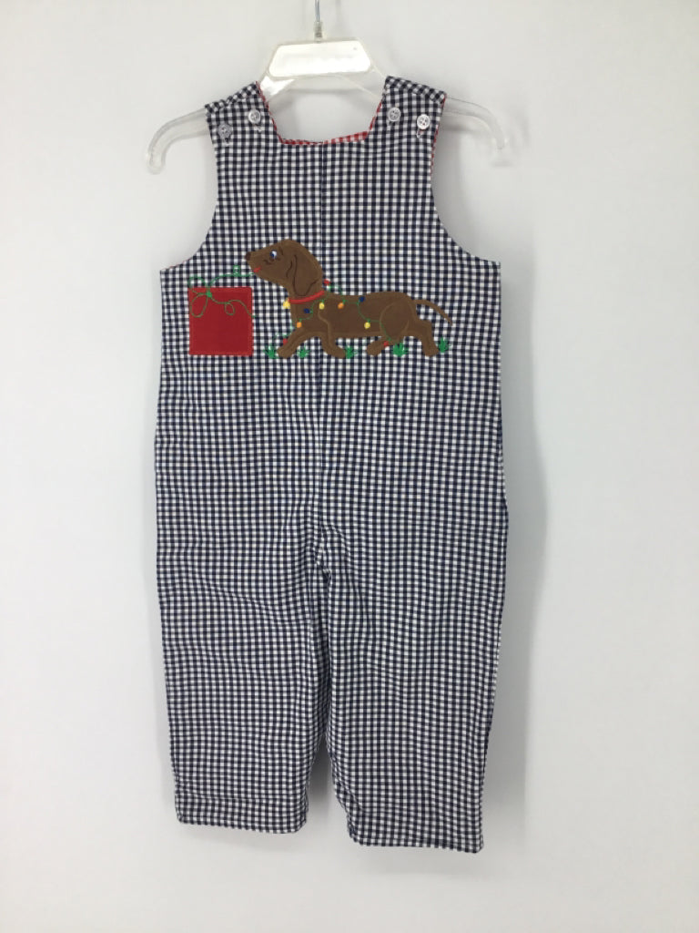 Bailey Boys Child Size 18 Months Navy Christmas Outfit