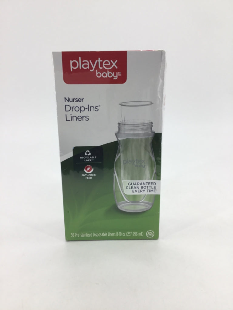 Playtex Baby Nurser Drop-Ins Liners - 50 pcs 8-10 oz