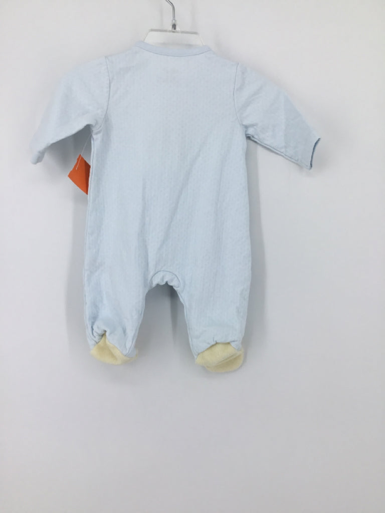 Little Me Child Size Newborn Blue Sleepers