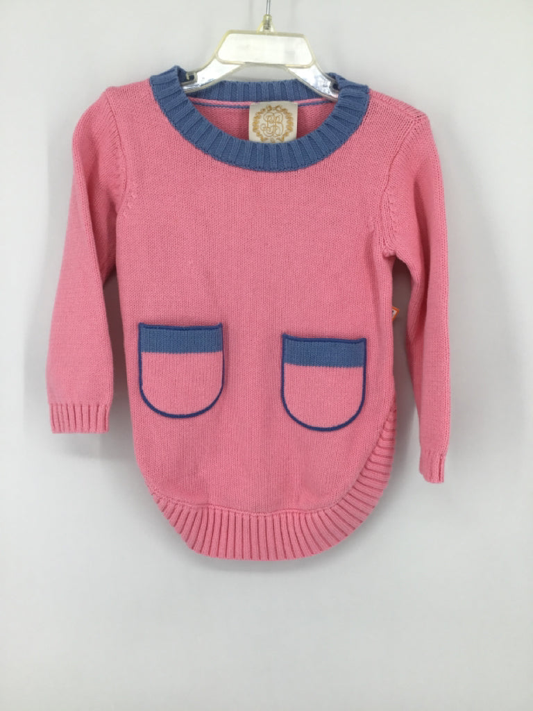 The Beaufort Bonnet Co Child Size 3 Pink Sweater - girls