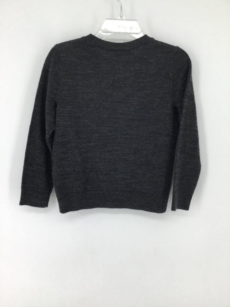 Bonpoint Child Size 4 Gray Solid Sweater