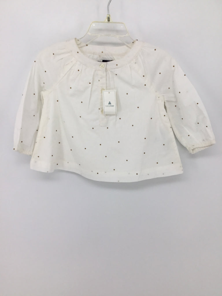 Baby Gap Child Size 6-12 Months White Shirt - girls