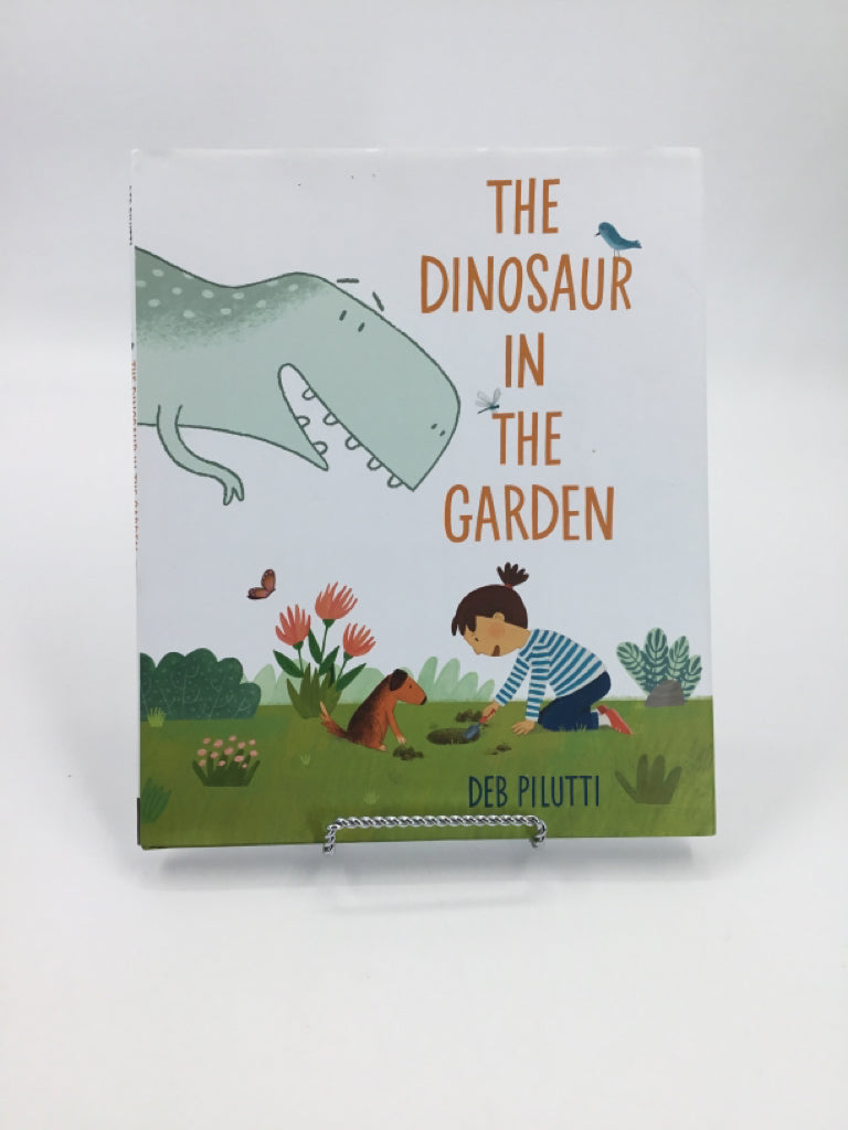 The Dinosaur In The Garden hardcover Book