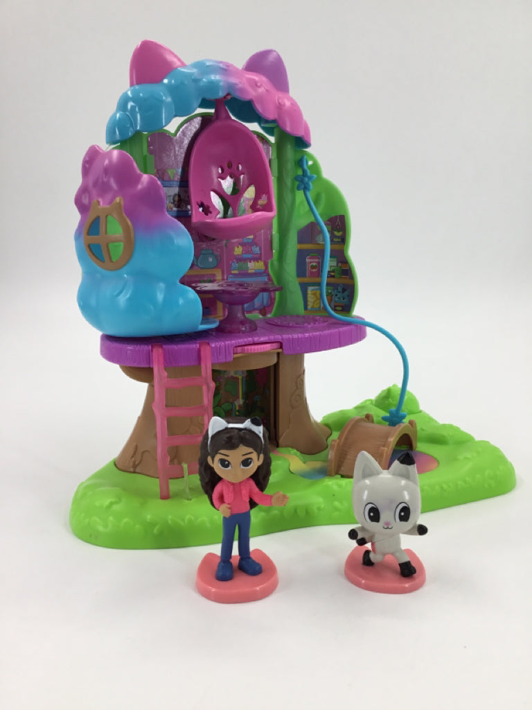 Dreamworks Gabby's Dollhouse Fairy Garden Treehouse Playset