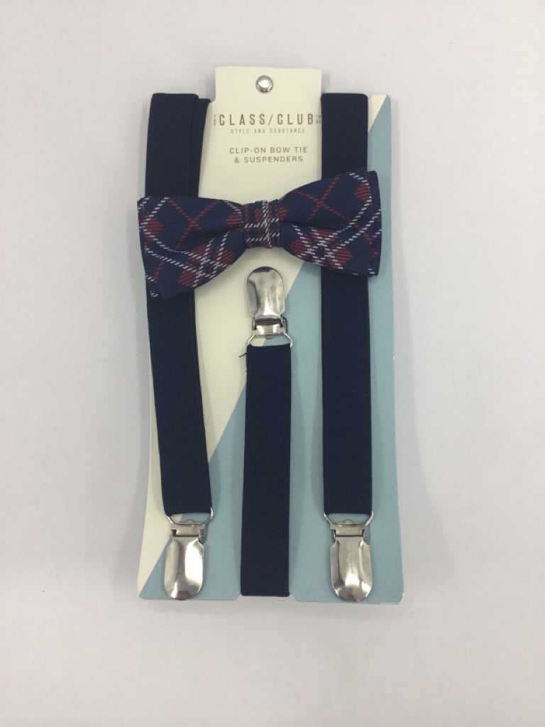 Class Club Clip on Tie & Suspenders
